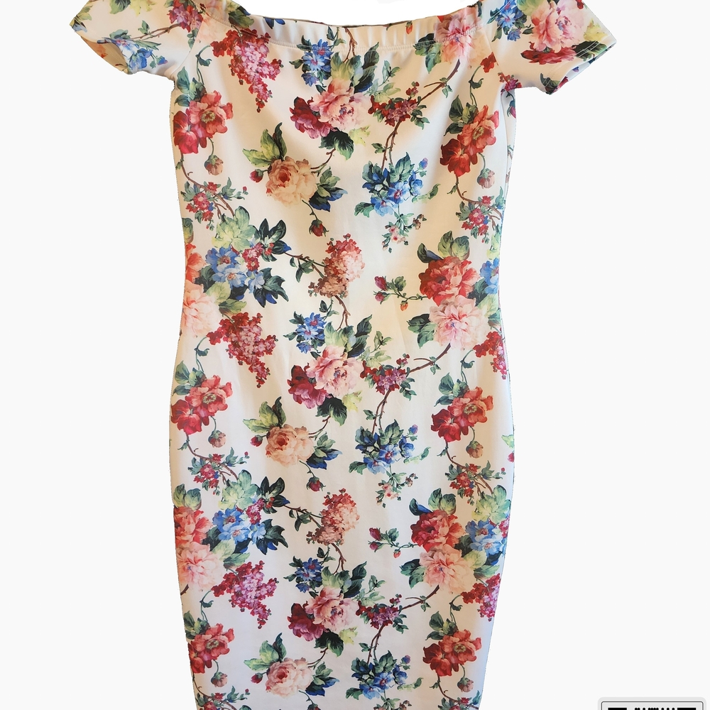 Floral Off-Shoulder Dress